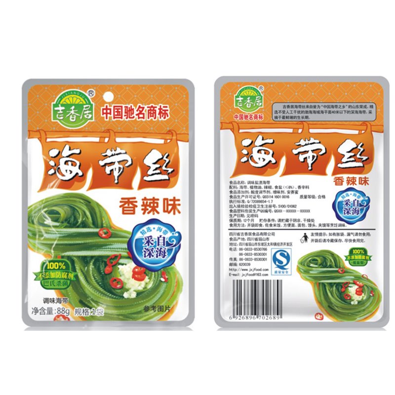 吉香居香辣海带丝88g